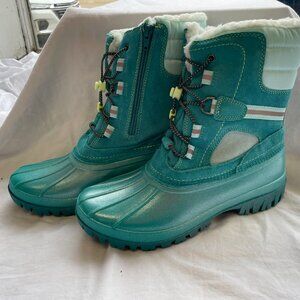 Land's End Kids Expedition Insulated Winter Snow Boots, Youth Size, NWT